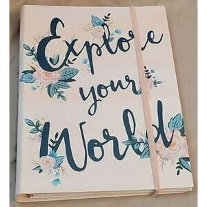 Scrapbooking Kit with Notebook, Stickers, Pens, Stamps, Rolls, and Glue